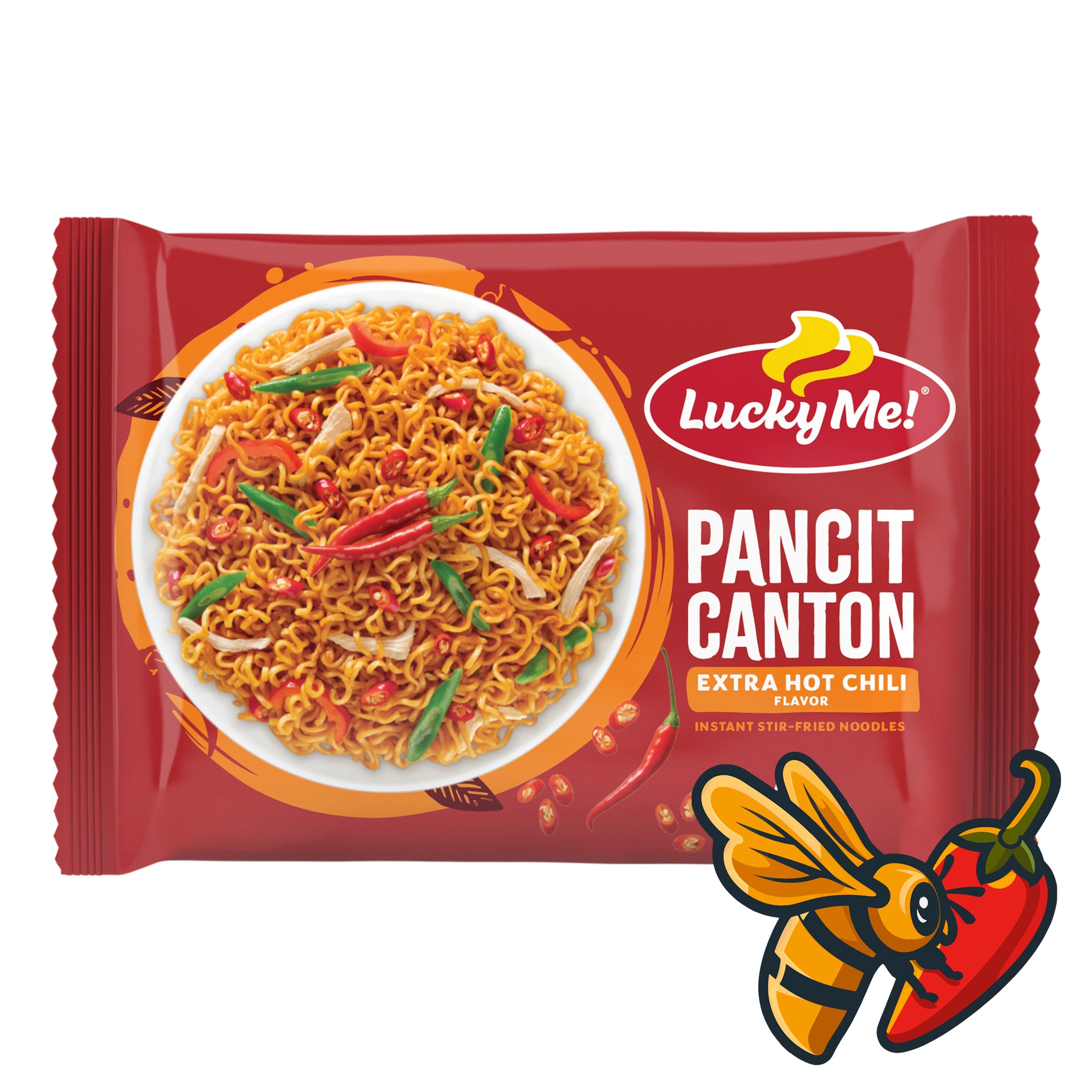 Lucky Me! Pancit Canton Hot Chili