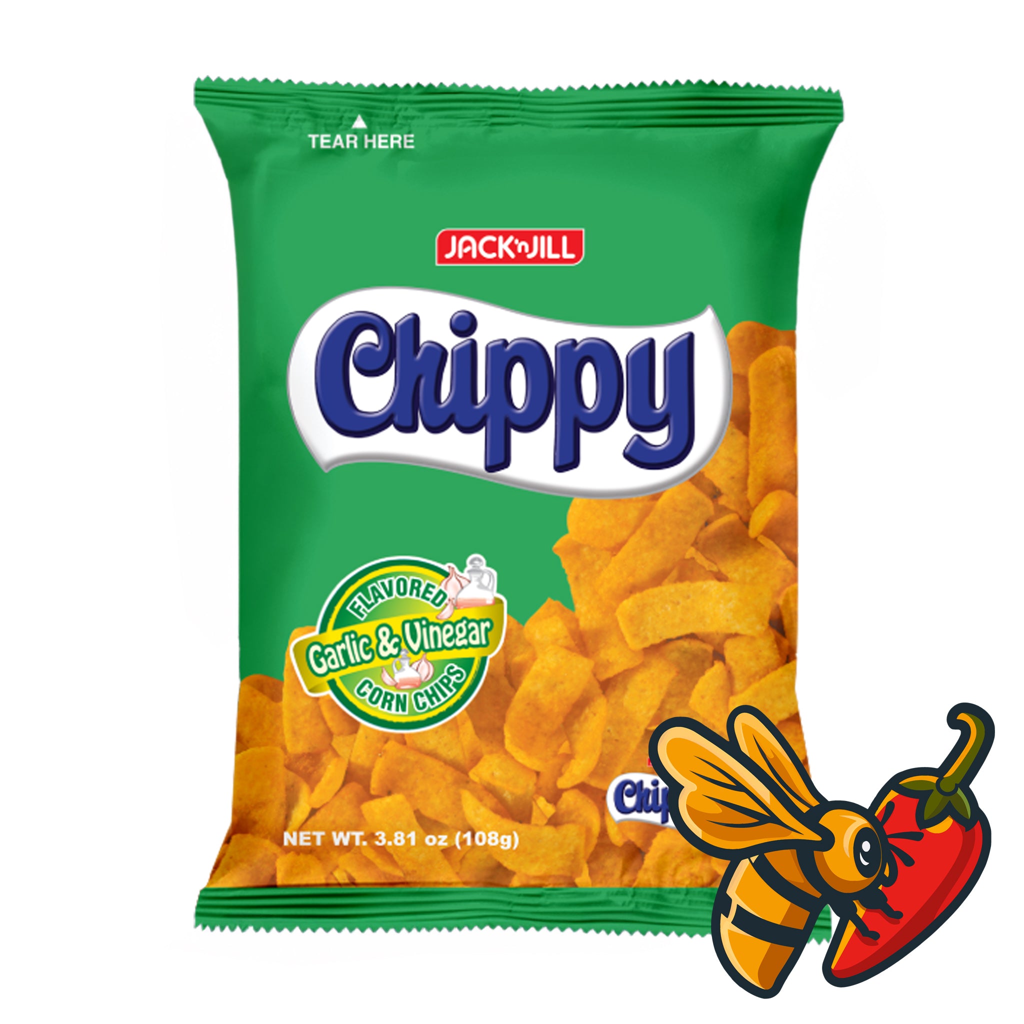 Jack ’n Jill - Chippy Garlic & Vinegar Flavored Corn Chip