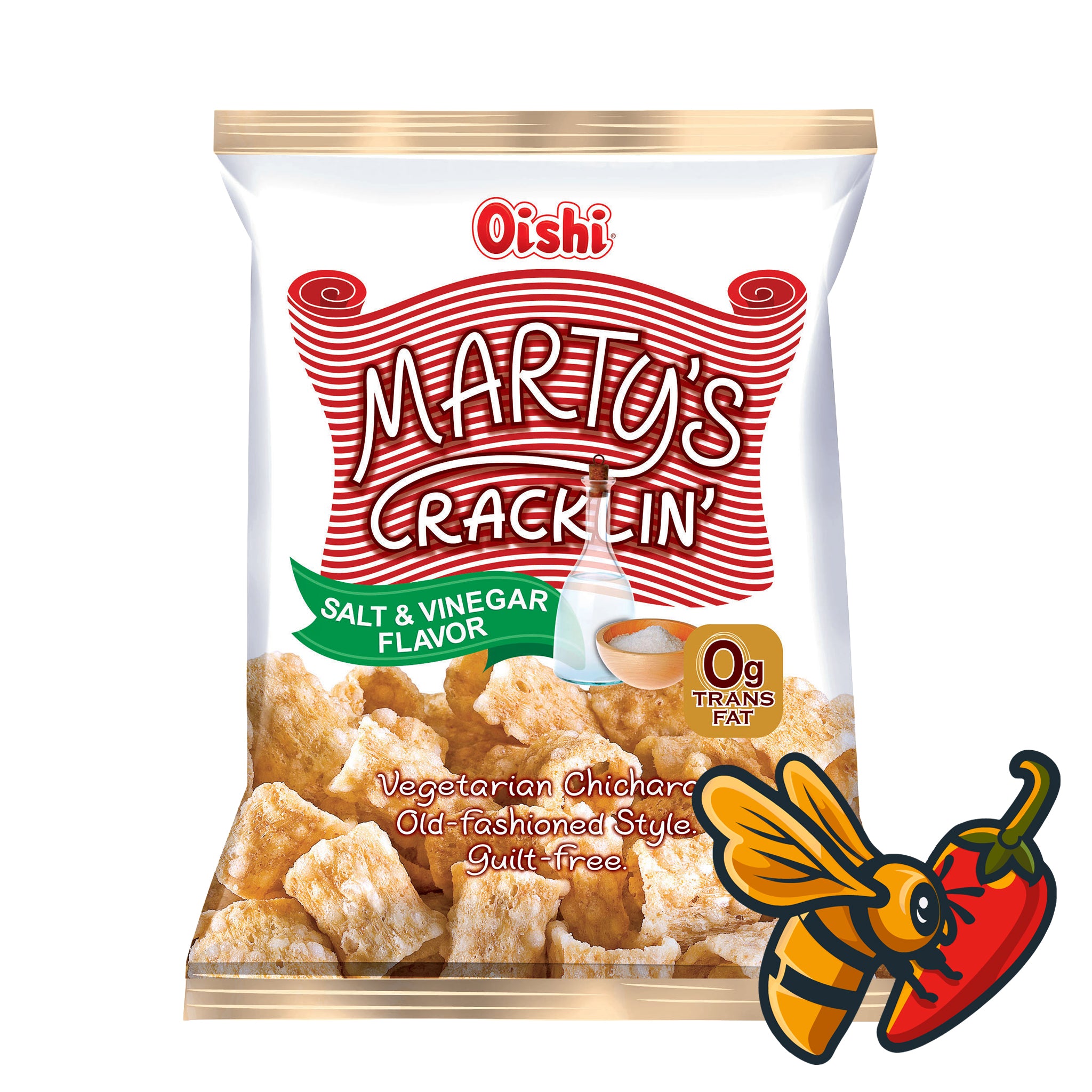 OISHI - Martys Cracklin Salt & Vinegar