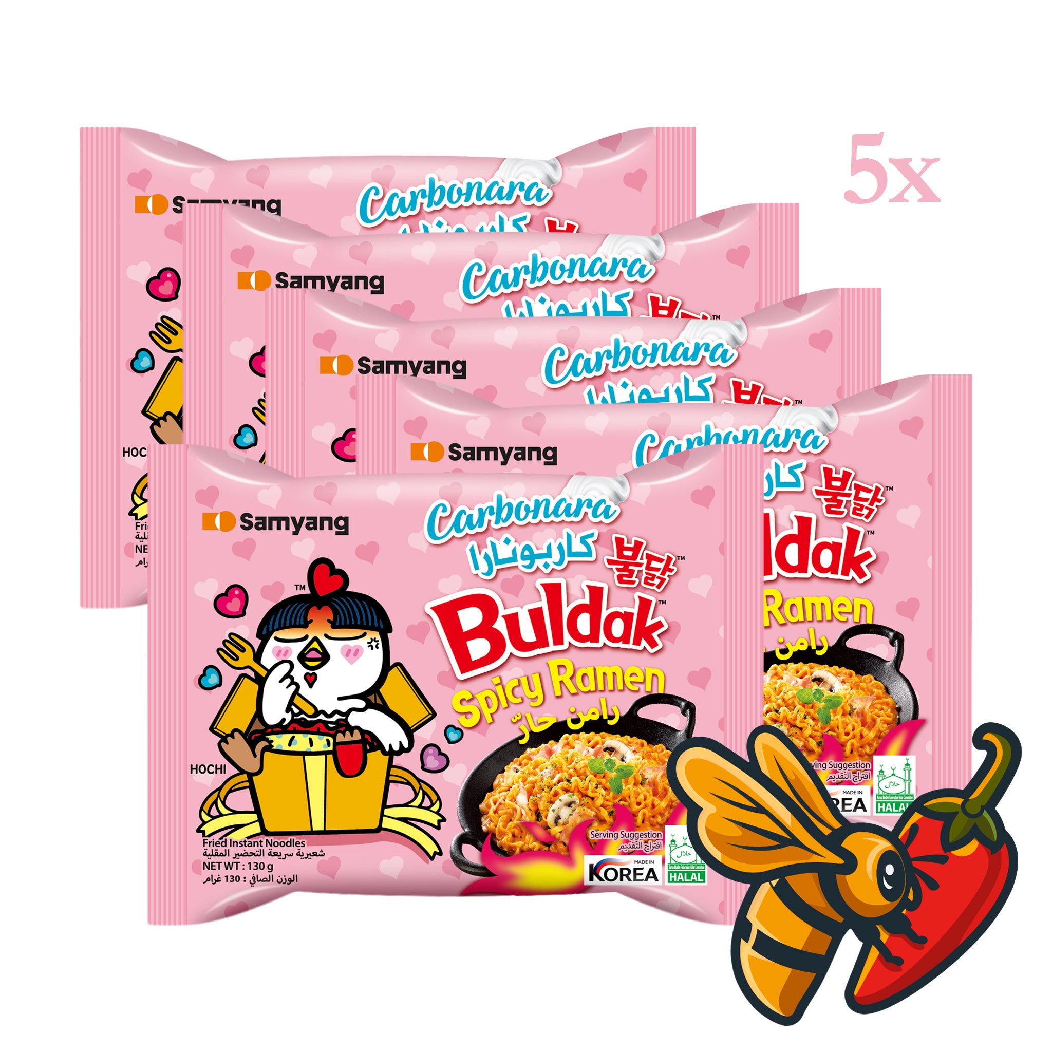 Samyang - Buldak Spicy Ramen Carbonara (5 pack)