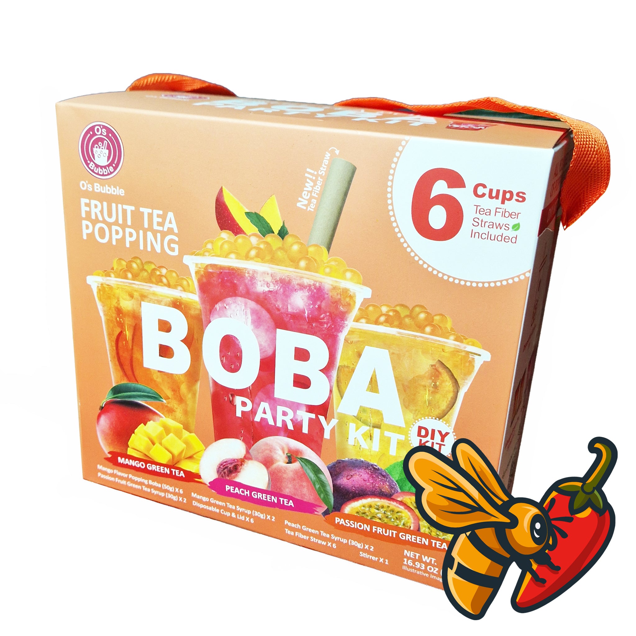 Bubble Fruit Tea - Popping Boba Party Kit