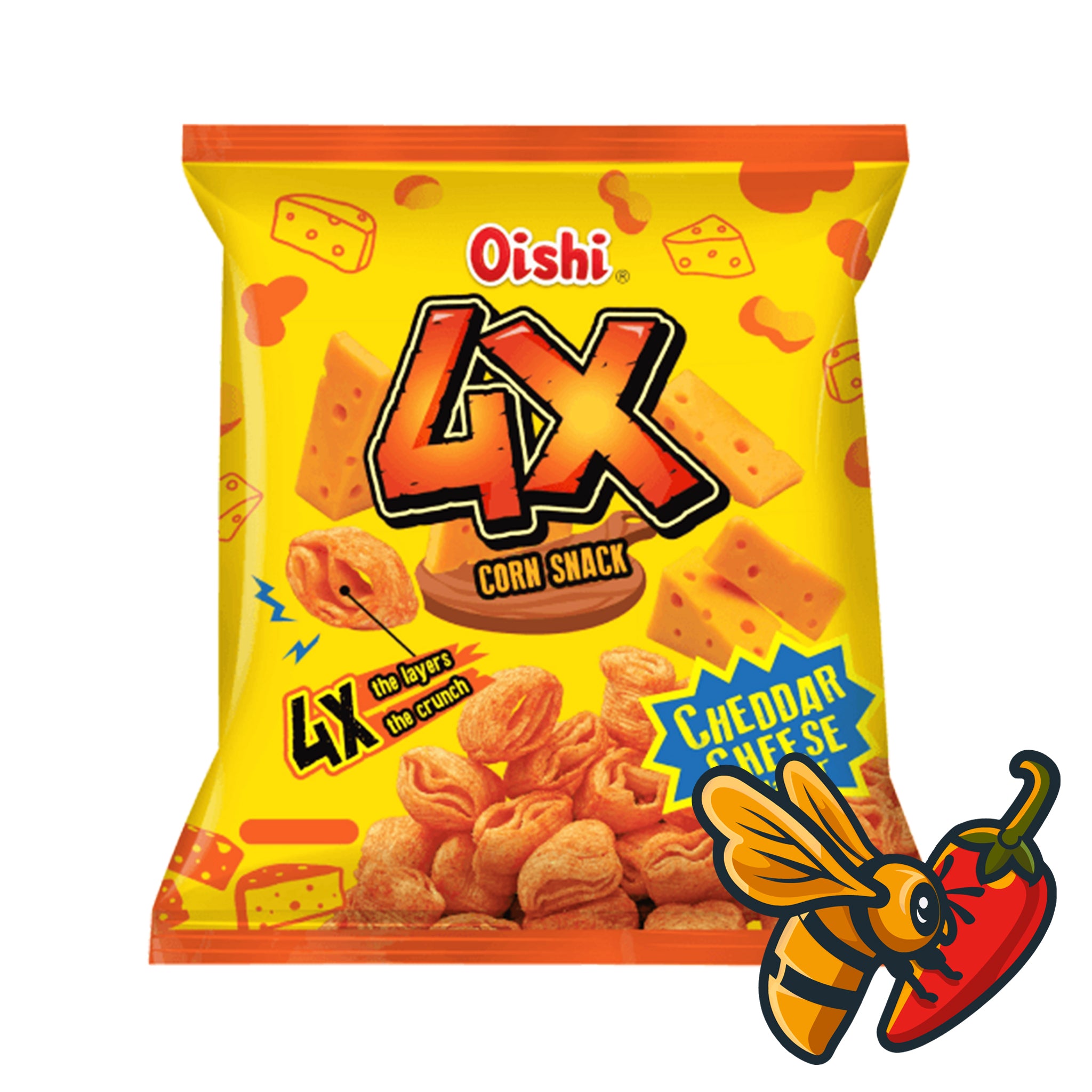OISHI - Corn Snack Cheddar Cheese