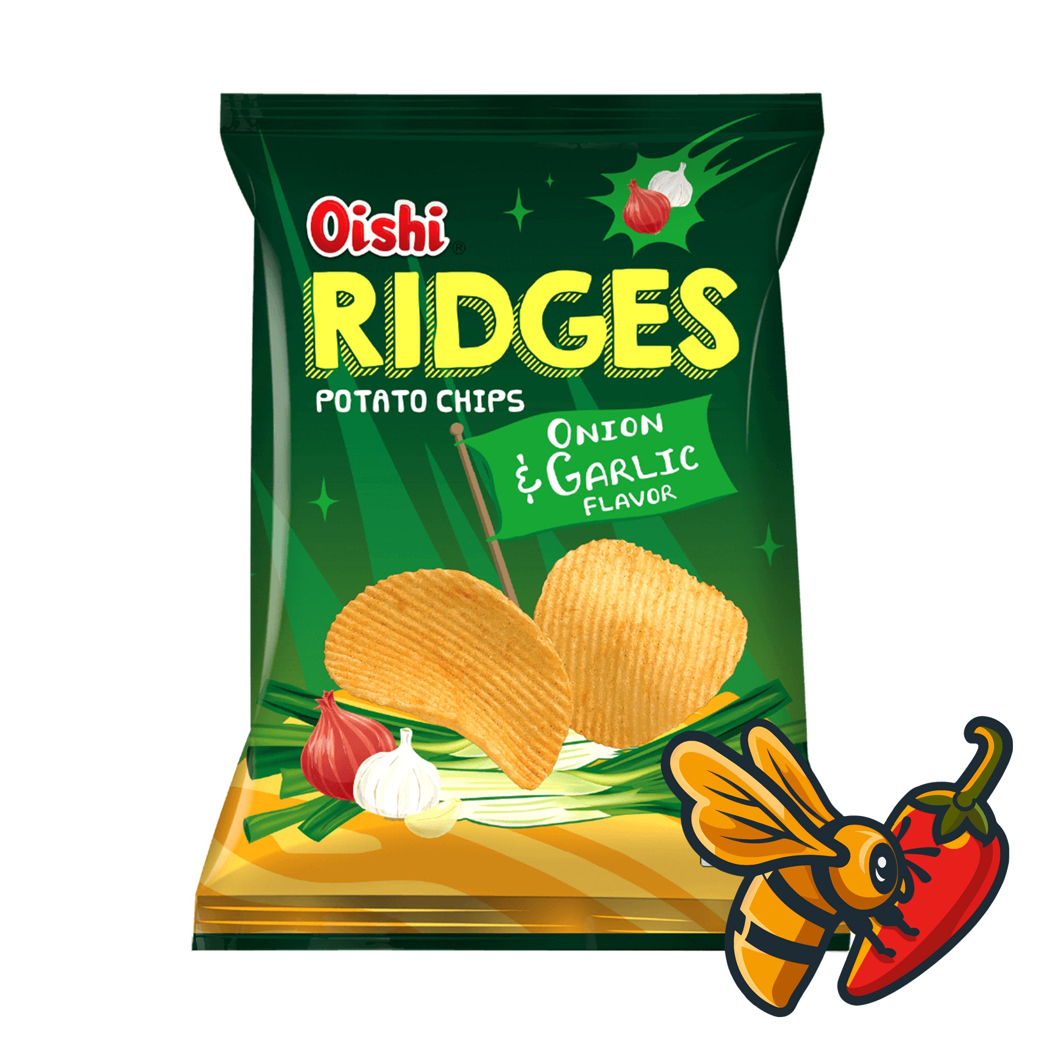 OISHI - Ridges Onion & Garlic