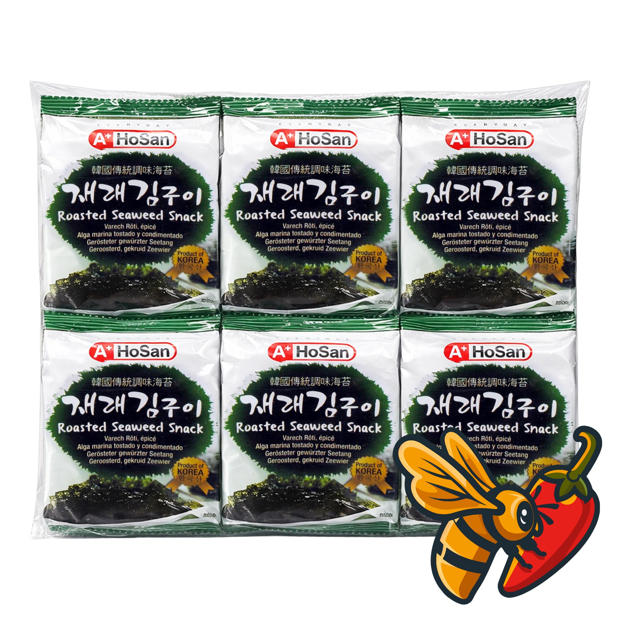 A+ HoSan - Roasted seaweed snack (12 pakk)