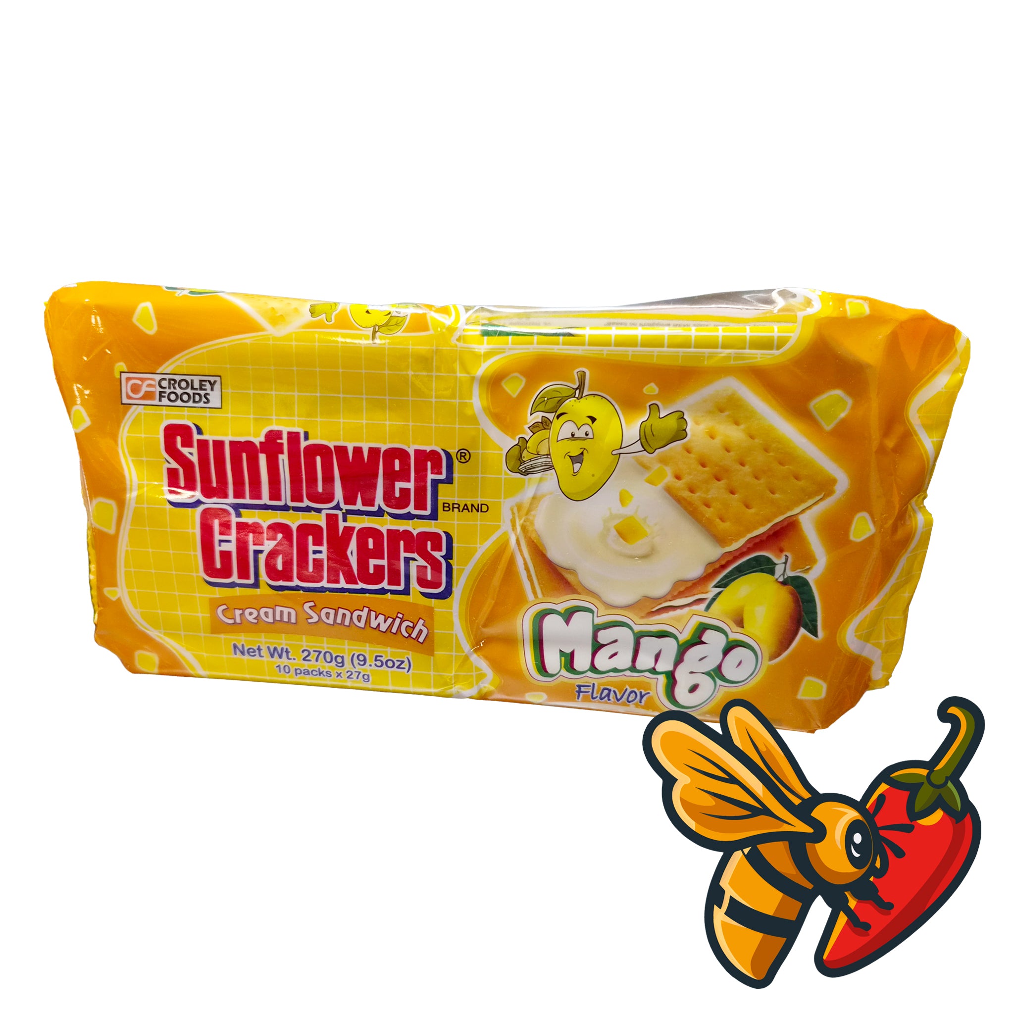 Sunflower Crackers - Mango Cream Sandwich