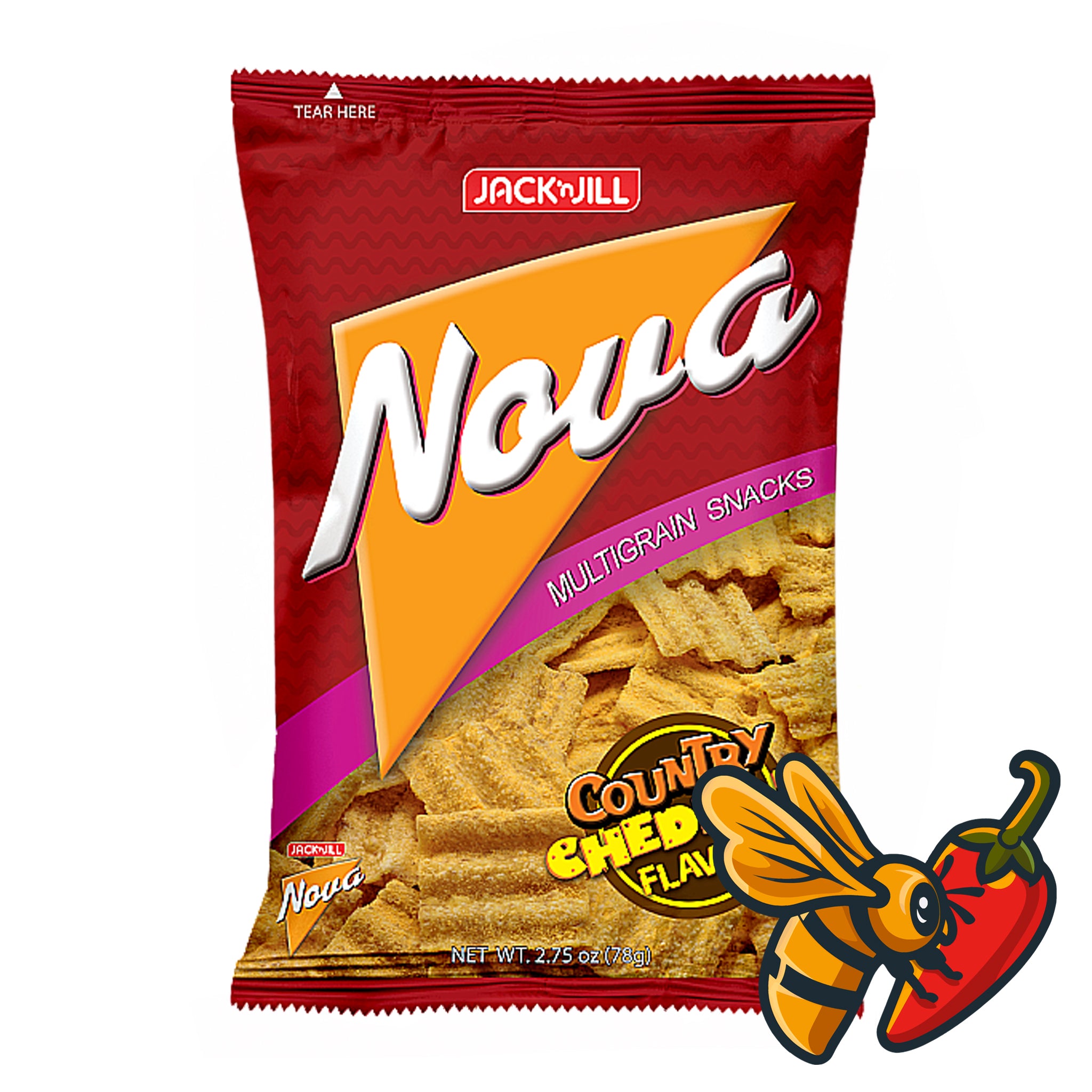 Jack ’n Jill - Nova Multigrain Snacks Country Cheddar