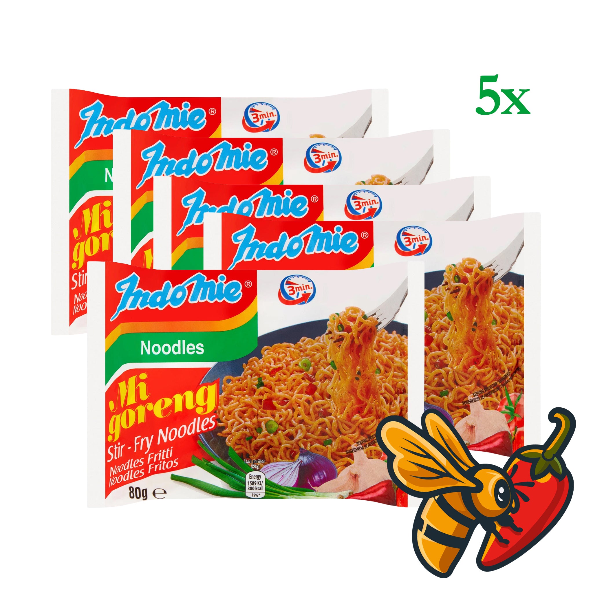 INDOMIE - Mi Goreng Stir Fry Noodles (5 pack)
